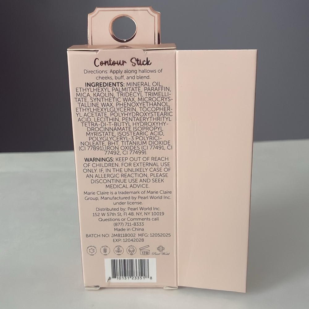 ✨🌿2/$20 Marie Claire Paris Contour Stick – Warm Brown - Picture 2 of 4